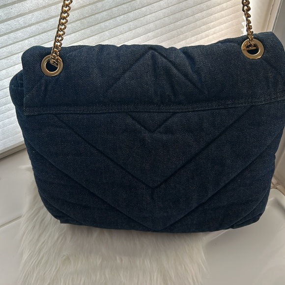 Zara Bags Zara Quilted Denim Maxi Crossbody Bag Poshmark